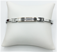Bracelet Arkano Homme in Acier Diamante ABA010NB